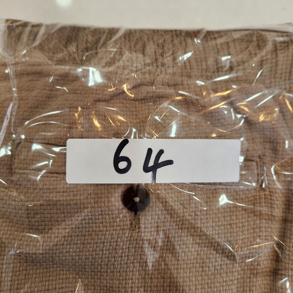 VTG Territory Ahead Pants Men's L Tan 32 Zephyr Cotton Basket-Weave Drawstring - Picture 15 of 15